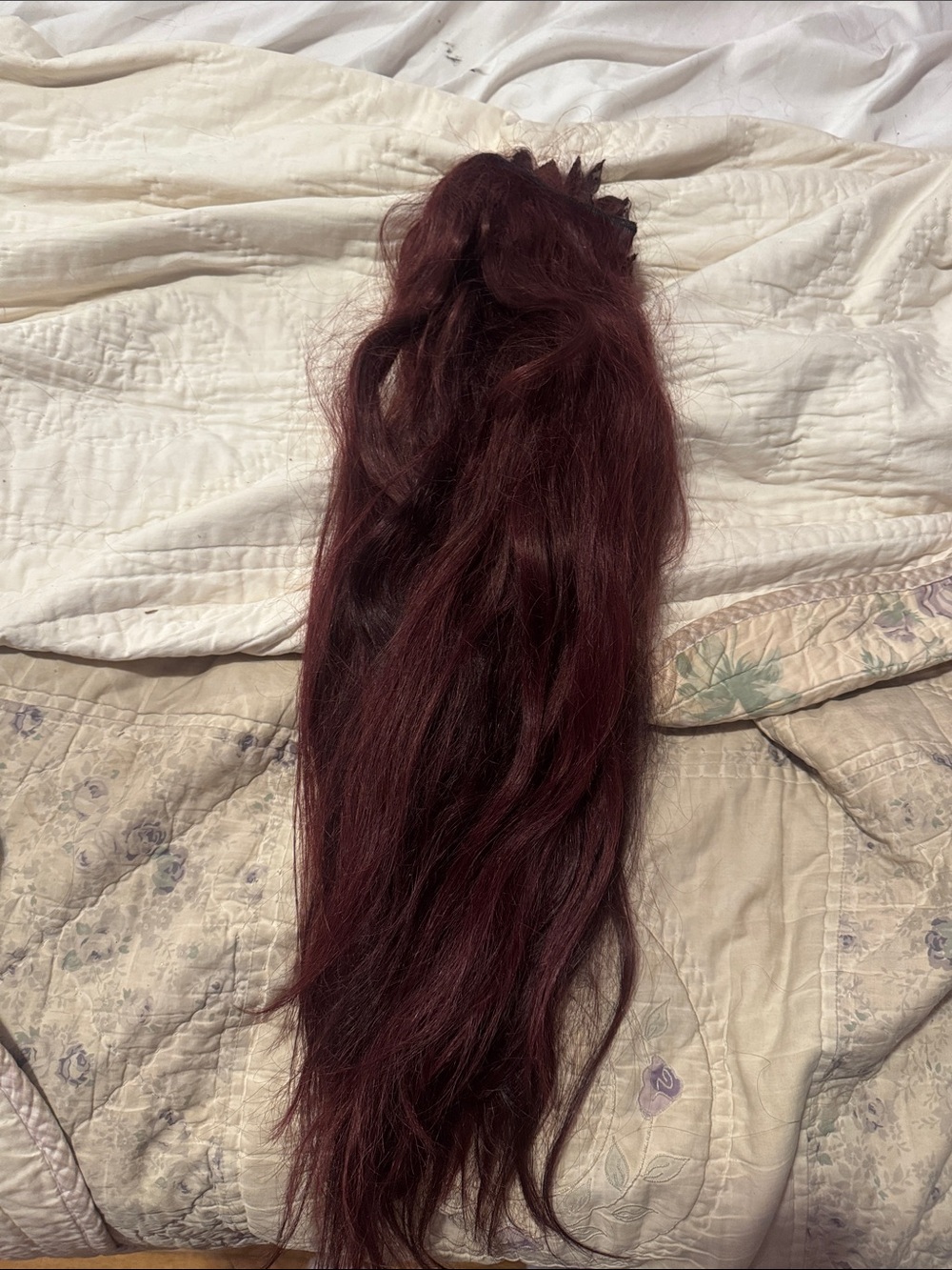 BELLAMI Deep Burgundy Clip-In Hair Extension